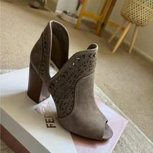 Open toe heels by Fergalicious